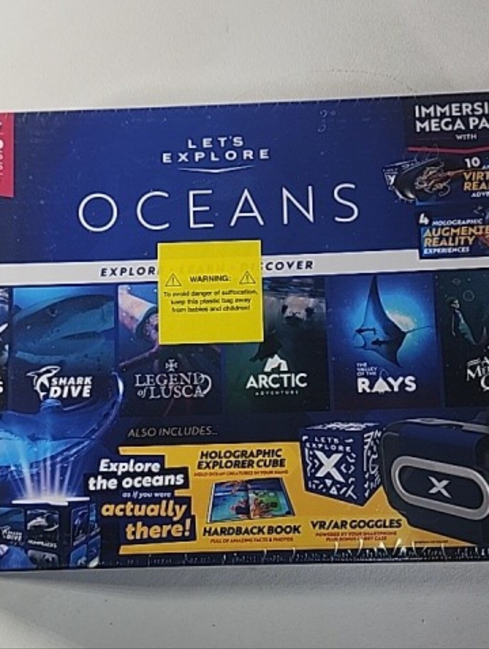 Let's Explore Oceans VR/AR Goggles – Blue & Black